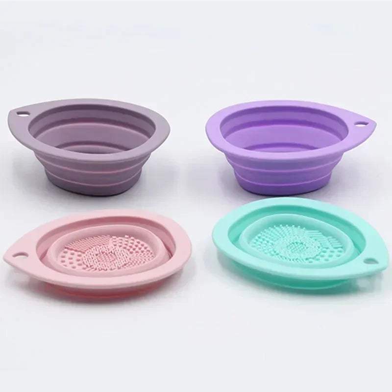 Silicone Makeup Brush Cleaning Bowl