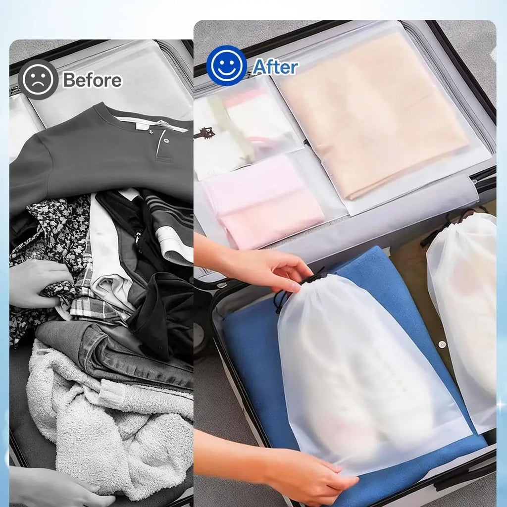 10-Piece Travel Shoe Bag Set