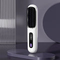 Cordless Hair Straightening Brush - Basecamp Bloom
